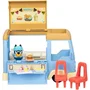Bluey Foodtruck - Véhicule Jouet Cuisine avec Figurine Bluey, 4 Accessoires et Autocollants - Jeu d'Imitation pour Enfants dès 3 Ans