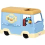 Bluey Foodtruck - Véhicule Jouet Cuisine avec Figurine Bluey, 4 Accessoires et Autocollants - Jeu d'Imitation pour Enfants dès 3 Ans
