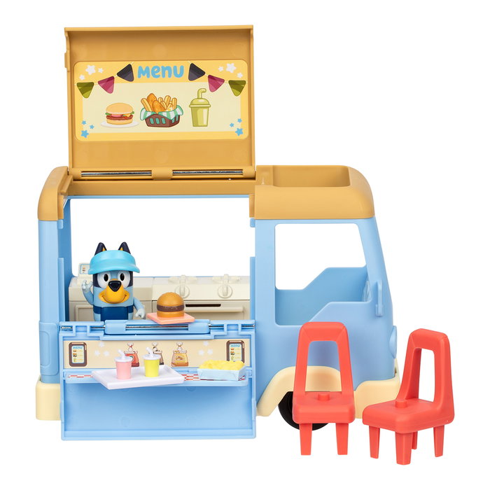 Moose Toys Le Foodtruck Bluey avec figurine et accessoires