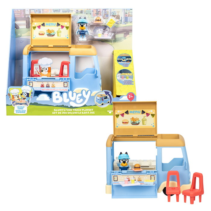 Moose Toys Le Foodtruck Bluey avec figurine et accessoires