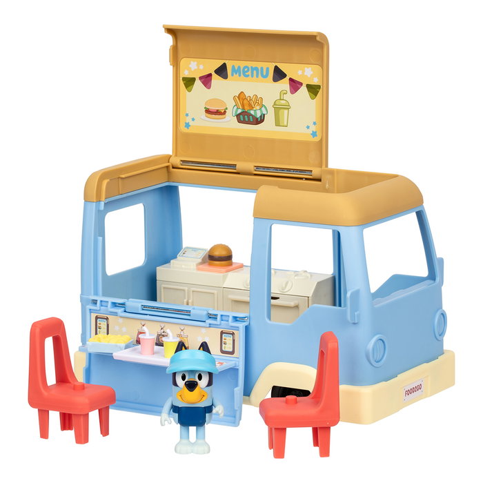 Moose Toys Le Foodtruck Bluey avec figurine et accessoires