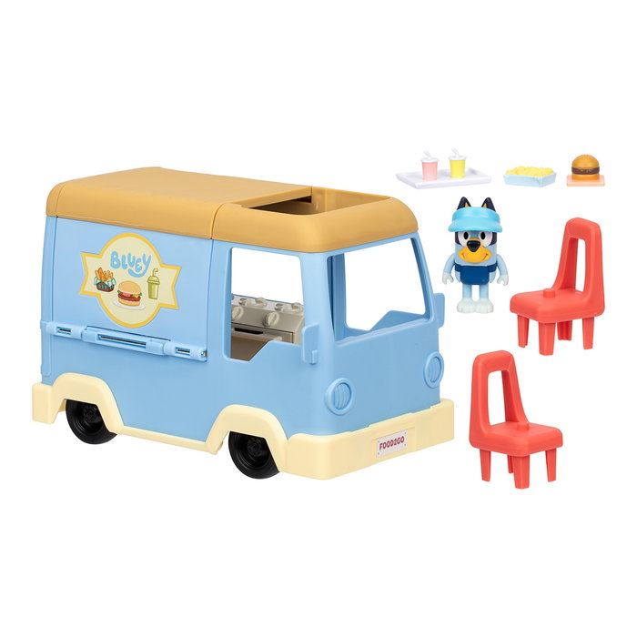 Moose Toys Le Foodtruck Bluey avec figurine et accessoires