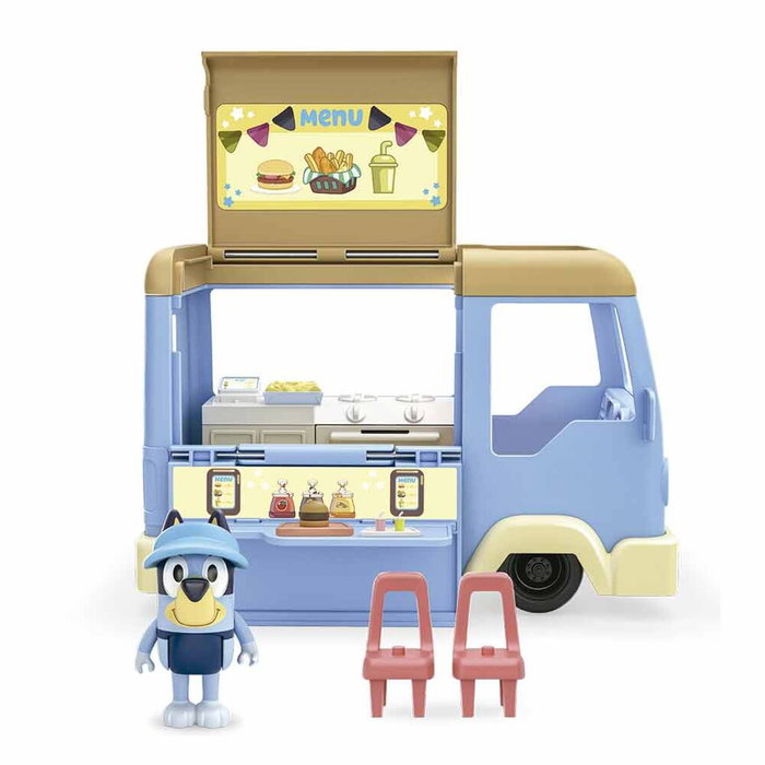 Moose Toys Le Foodtruck Bluey avec figurine et accessoires