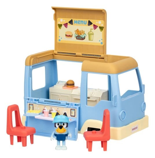 Moose Toys Le Foodtruck Bluey avec figurine et accessoires
