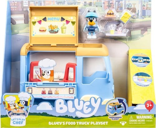 Moose Toys Le Foodtruck Bluey avec figurine et accessoires