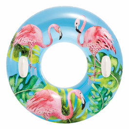 Intex Bouée roue Tropical 97 cm avec poignées