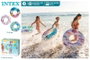 Intex Bouée Roue Tropical 97 cm avec Poignées (+ 9 ans) - Modèles assortis