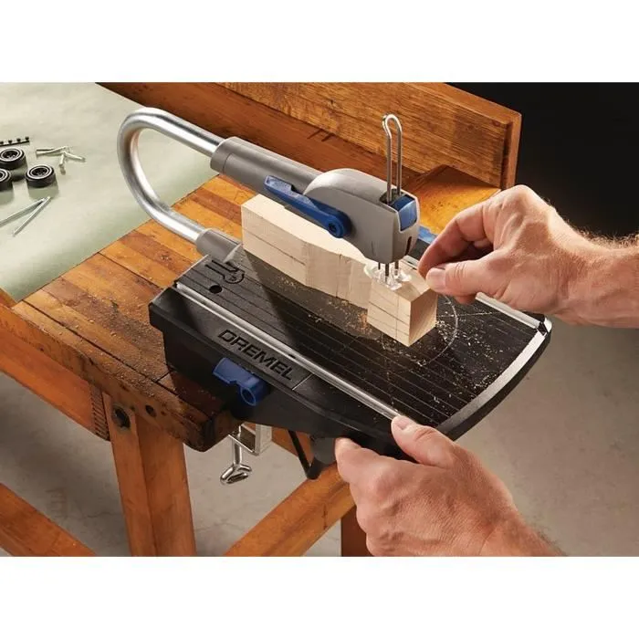 Dremel MS20 Scie à Chantourner Moto-Saw - Compacte et Pratique pour Coupes de Précision dans Différents Matériaux
