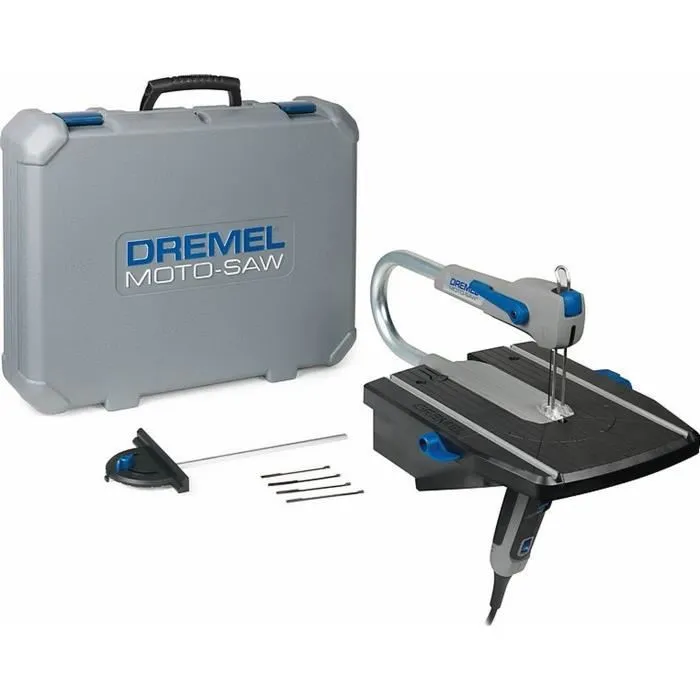 Dremel MS20 Scie à Chantourner Moto-Saw - Compacte et Pratique pour Coupes de Précision dans Différents Matériaux