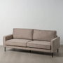 BigBuy Home Canapé trois places Taupe