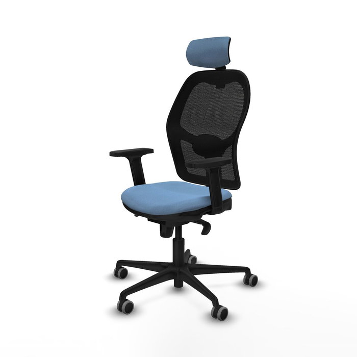 Piqueras y Crespo Chaise de Bureau Jorquera 2D036G2 Bleu ciel