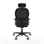 Piqueras y Crespo Chaise de Bureau Jorquera 2D036G2 Bleu ciel