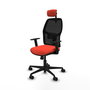PIQUERAS Y CRESPO Chaise Alfera Synchro Orange foncé et Noir