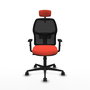 PIQUERAS Y CRESPO Chaise Alfera Synchro Orange foncé et Noir