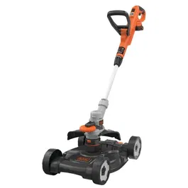 Black + Decker STC1820CM-QW Coupe-Bordures 3 en 1 sans Fil 18V avec Batterie 2Ah et Chargeur - 28 cm - Dresse-Bordures et Tonte