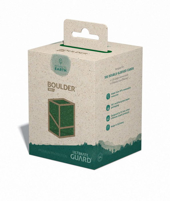 Ultimate Guard Return to Earth Boulder 100+ - Green Ultimate Guard Return to Earth Boulder 100+ - Green