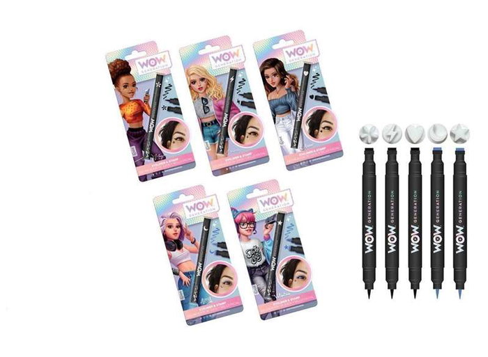 Kids Euroswan Delineador de ojos y sello facial Wow Generation