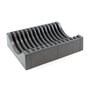 Emuca Kit de rangement pour assiettes, 13 assiettes maximum, Plastique, Gris antracite