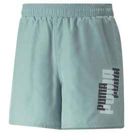 Short de Sport Puma Ess+ Logo Power Aigue marine