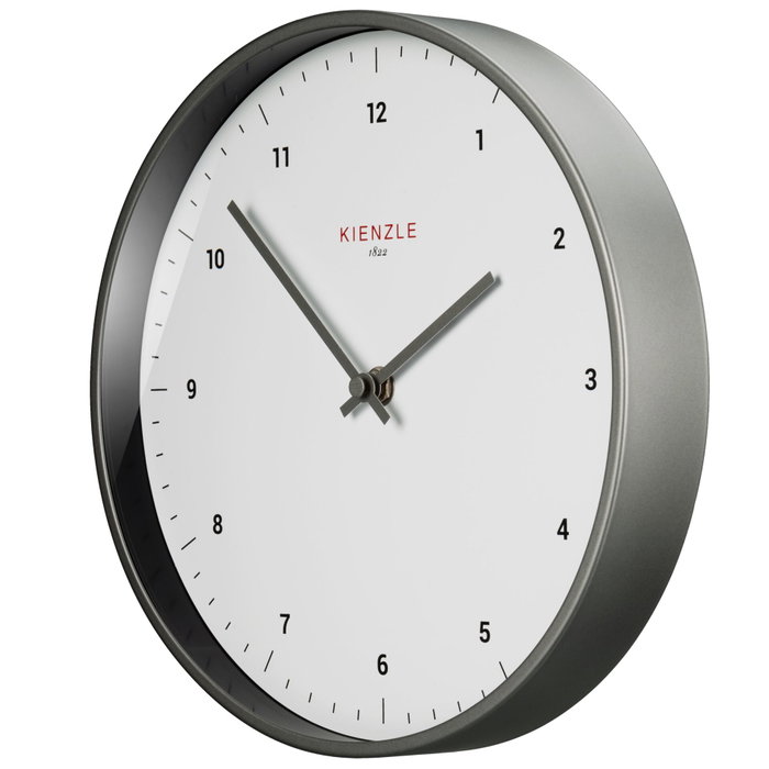 Kienzle Horloge Murale Classic DCF Radio-Control 25 cm Blanc