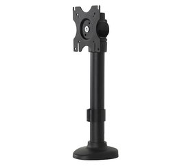 B-Tech BT7371 Support d'écran de bureau plat pivotant pour moniteur jusqu'à 28", max 9 kg, norme VESA 75x75 - 100x100, noir