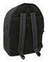 Safta Sac à dos double pour ordinateur portable 15,6 pouces avec port USB de chargement, 31x44x18 cm, Harper & Neyer Noir