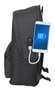 Safta Sac à dos double pour ordinateur portable 15,6 pouces avec port USB de chargement, 31x44x18 cm, Harper & Neyer Noir