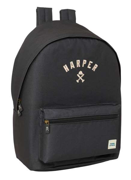 Safta Sac à dos double pour ordinateur portable 15,6 pouces avec port USB de chargement, 31x44x18 cm, Harper & Neyer Noir Safta Sac à dos double pour ordinateur portable 15,6 pouces avec port USB de chargement, 31x44x18 cm, Harper & Neyer Noir