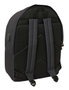 Safta Sac à dos double pour ordinateur portable 15,6 pouces avec port USB de chargement, 31x44x18 cm, Harper & Neyer Noir
