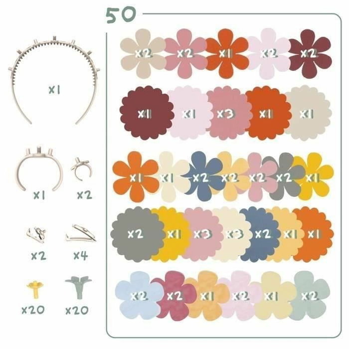 Smoby Créa Bijoux Fleurs Recharge