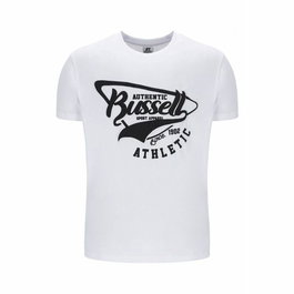 T-shirt à manches courtes homme Russell Athletic AMT A40241 Blanc
