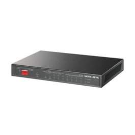 Mercusys MS110GMP Switch 10 Ports Gigabit PoE+ 111 W, non géré, Plug and Play, silencieux, 8 ports PoE+ 30 W, 2 uplink, Mode étendu 250 m