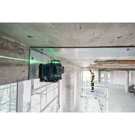 Bosch GLL 80-33 G Professional - Niveau laser rotatif 3 lignes avec protection IP65, robuste, inclut 4 piles LR6 AA