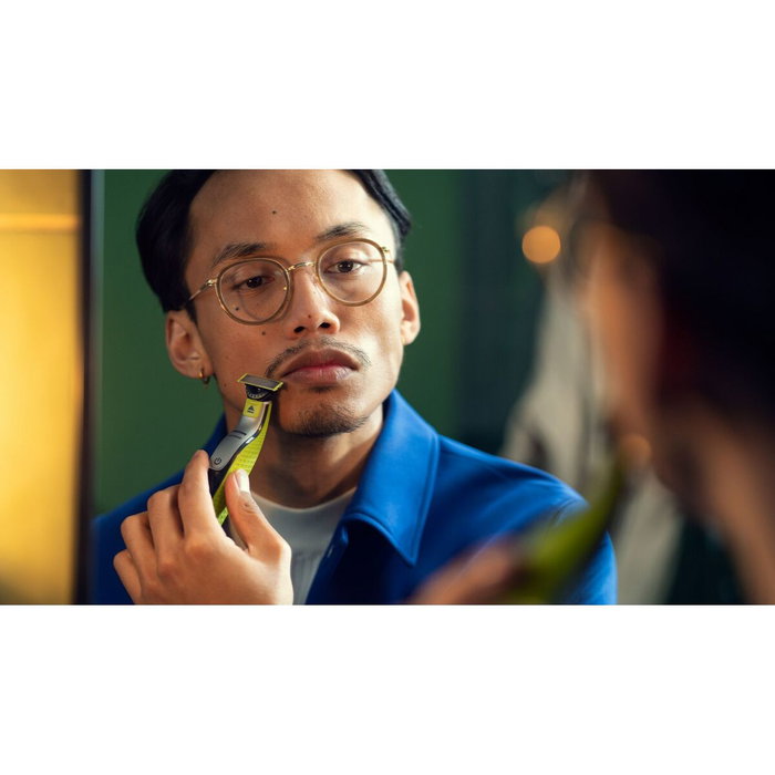 Philips QP420/50 OneBlade 360 - Rasoir visage et corps avec lame rechargeable - Pack double - Argent