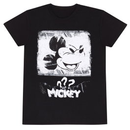 Mickey Mouse T-shirt à manches courtes unisex Mickey Mouse Poster Style Noir XXL