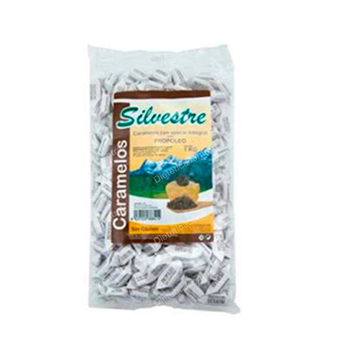 Silvestre Caramels au Propolis et Miel au Sucre de Canne 1 kg Silvestre Caramels au Propolis et Miel au Sucre de Canne 1 kg