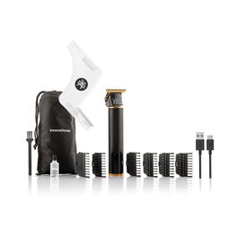 Pack Moule pour Rasage de Barbe Hipster Barber et Tondeuse à Cheveux Professionnelle Rechargeable avec Accessoires InnovaGoods