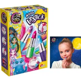 Lisciani Giochi - Kit de Loisirs Créatifs The Moon Academy pour Créer des Rouges à Lèvres - Avec Composants et Tubes de Conservation - Pour Enfants à partir de 8 ans