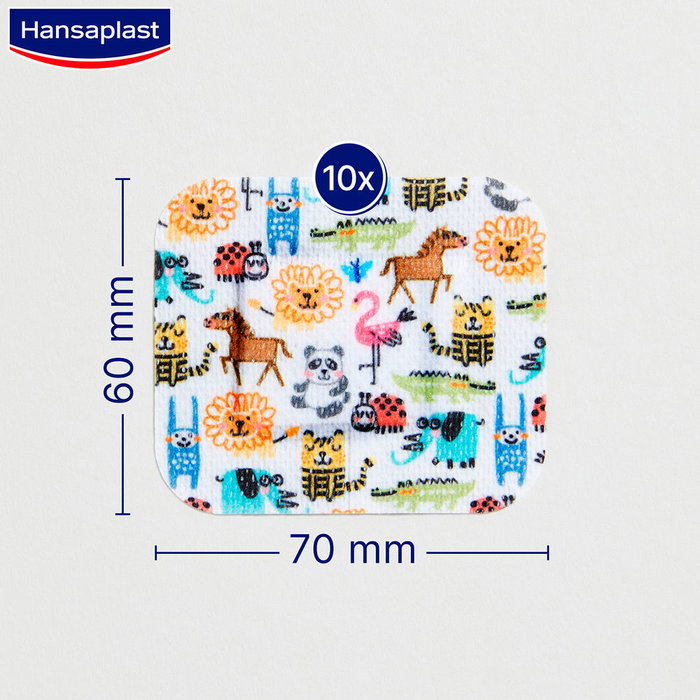 Hansaplast Pansements Sensitive XL pour Enfants, Boîte de 10, Extra-doux, Résistants à l'eau Hansaplast Pansements Sensitive XL pour Enfants, Boîte de 10, Extra-doux, Résistants à l'eau