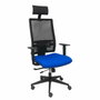 Piqueras y Crespo Chaise de Bureau Horna Bleu et Noir