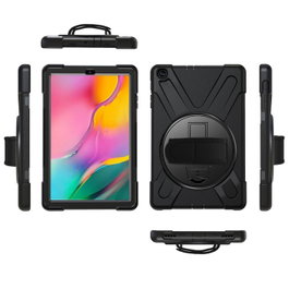 eSTUFF Coque Defender Galaxy Tab A 10,1 2019 Austin - Noir