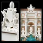 Lego Architecture 21062 Set de construction pour adultes - La Fontaine de Trevi, Rome, 1880 pièces, Modèle détaillé de monument baroque