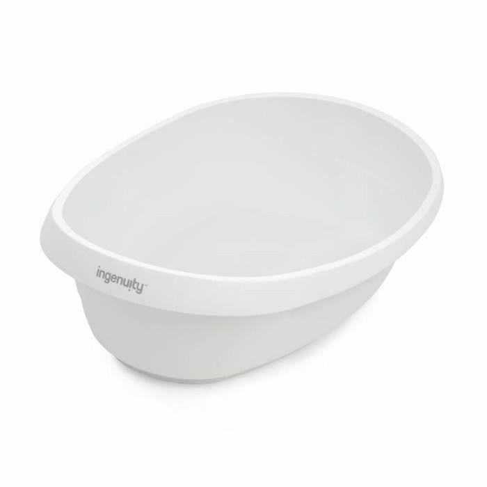 Ingenuity Baignoire bébé Sylvi évolutive Blanc et Taupe