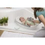 Ingenuity - Baignoire Bébé Sylvi - Baignoire 3 en 1 Evolutive avec Hamac Lavable, Gant de Toilette et Jouets de Bain - 0 à 6+ Mois