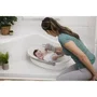 Ingenuity - Baignoire Bébé Sylvi - Baignoire 3 en 1 Evolutive avec Hamac Lavable, Gant de Toilette et Jouets de Bain - 0 à 6+ Mois