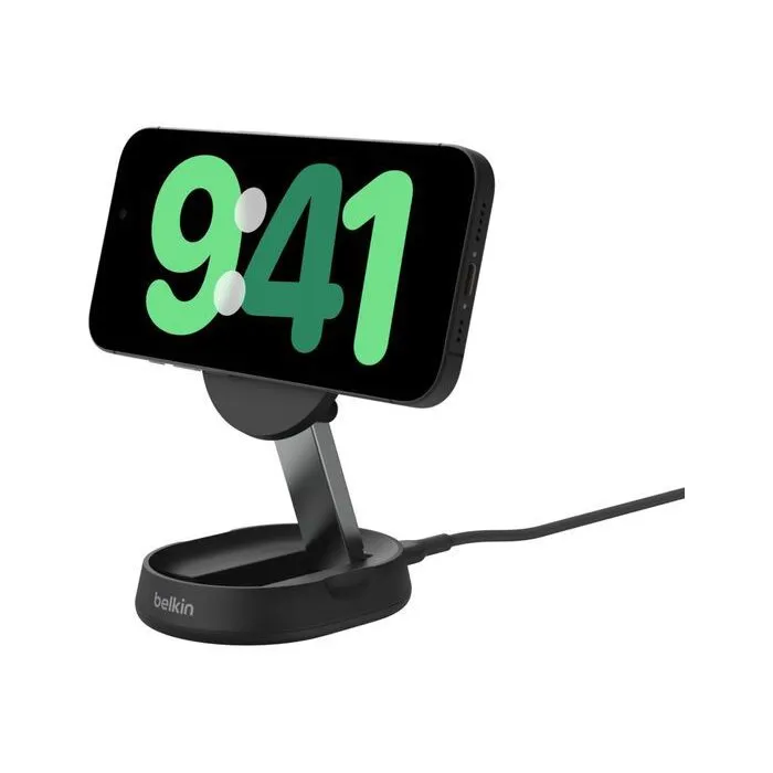 Belkin - Support de charge magnétique Qi2 15W - Charge sans fil rapide - Noir