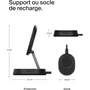 Belkin - Support de charge magnétique Qi2 15W - Charge sans fil rapide - Noir