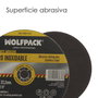 WOLFPACK LINEA PROFESIONAL Disco de coupe abrasif pour acier inoxydable 230x1,9x22,2 mm