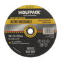 WOLFPACK LINEA PROFESIONAL Disco de coupe abrasif pour acier inoxydable 230x1,9x22,2 mm