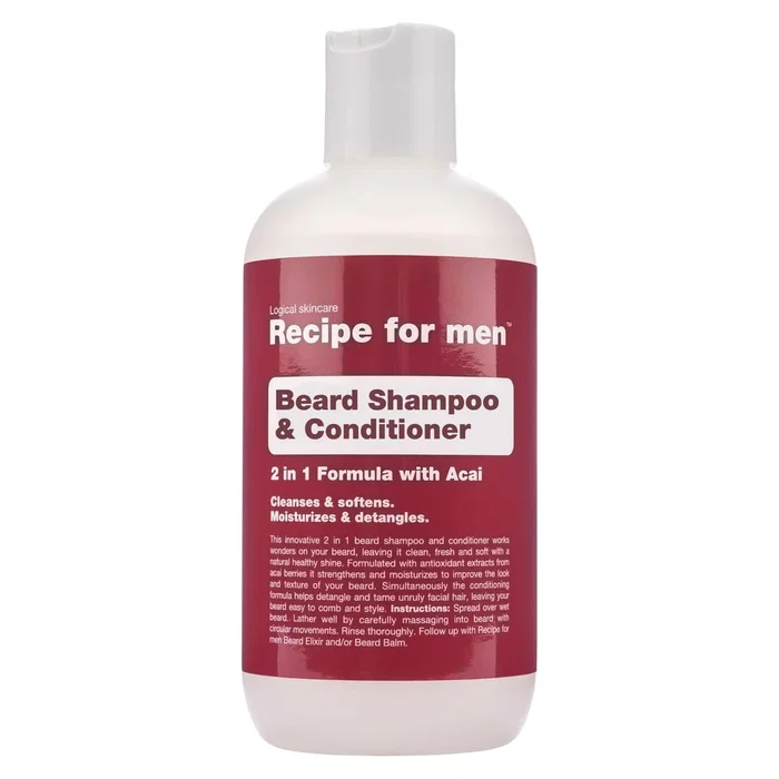Recipe For Men Shampoing et Après-shampoing pour Barbe 250 ml